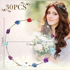 30 piece LED floral crowns